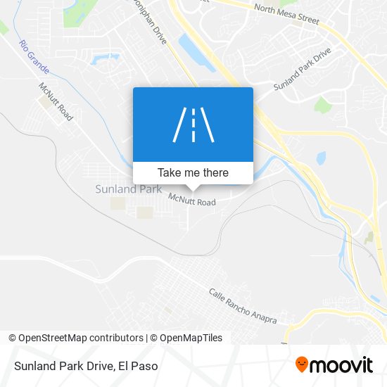 Sunland Park Drive map