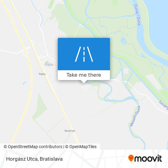 Horgász Utca map