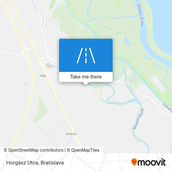 Horgász Utca map