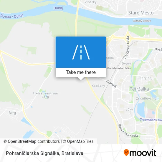 Pohraničiarska Signálka map