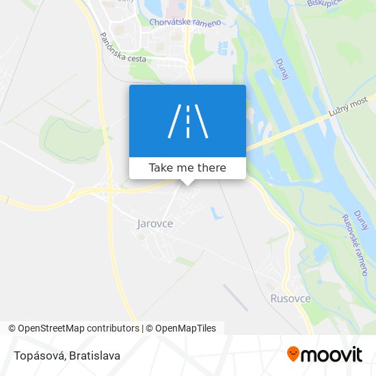 Topásová map