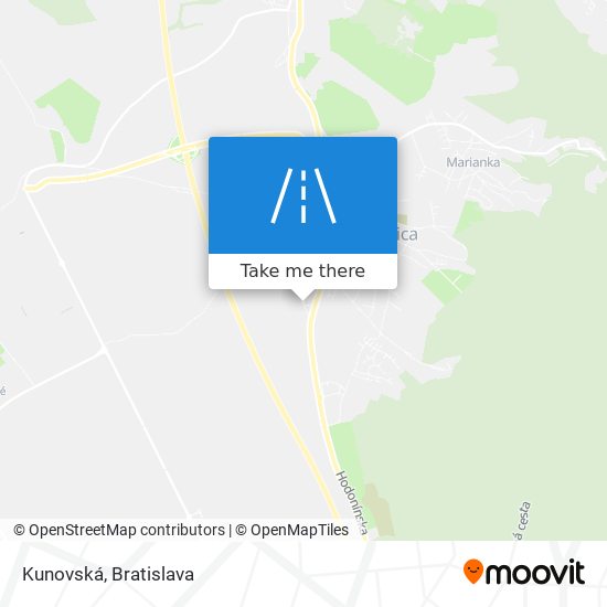 Kunovská map