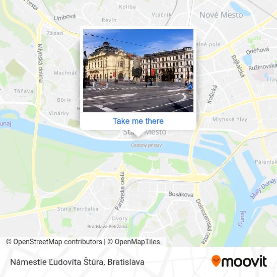 Námestie Ľudovíta Štúra map