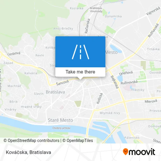 Kováčska map