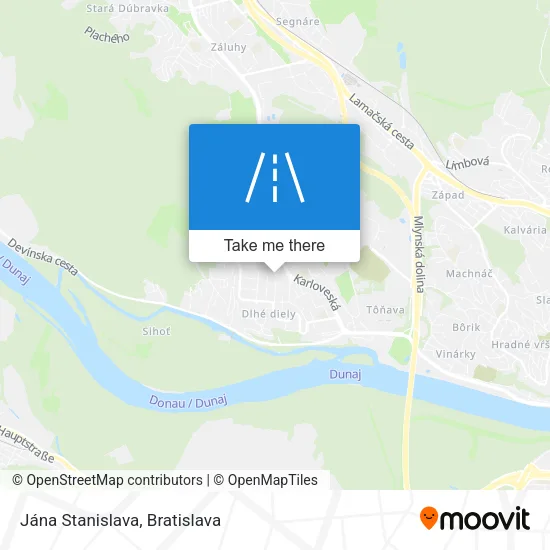 Jána Stanislava map