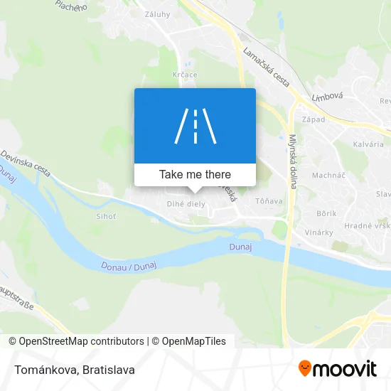 Tománkova map