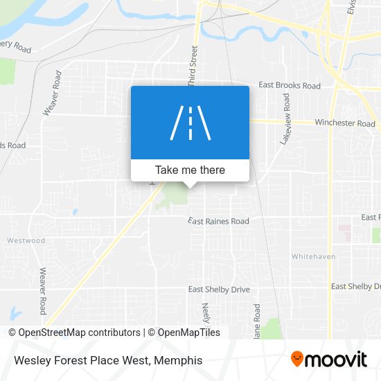 Wesley Forest Place West map