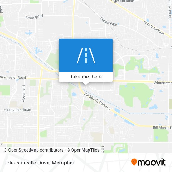 Mapa de Pleasantville Drive