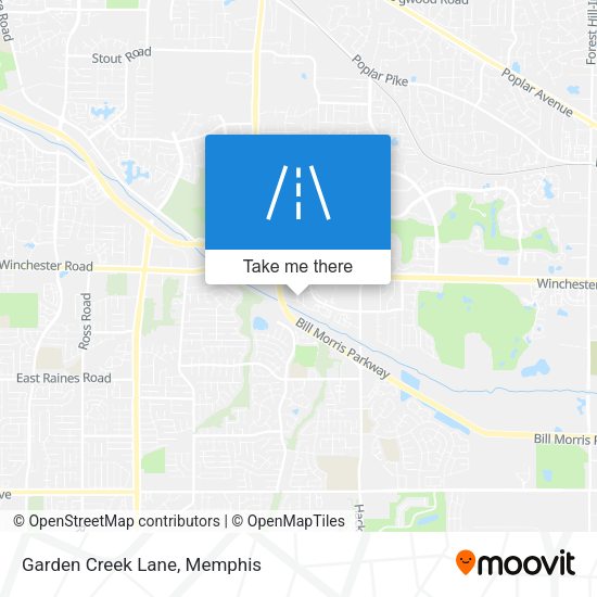 Mapa de Garden Creek Lane