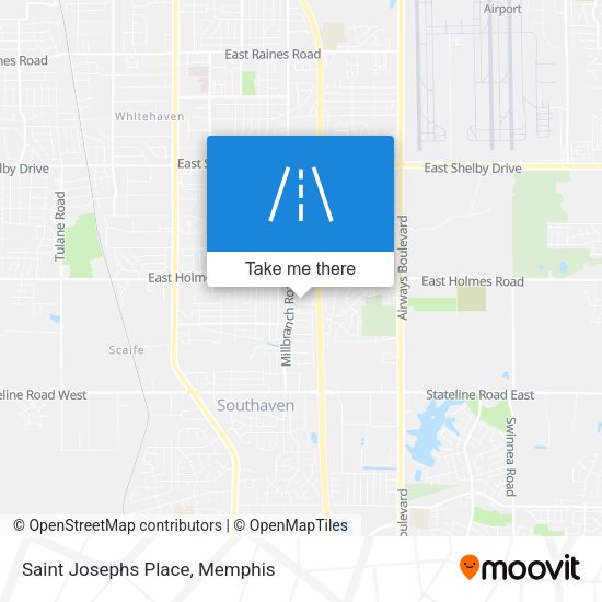 Saint Josephs Place map
