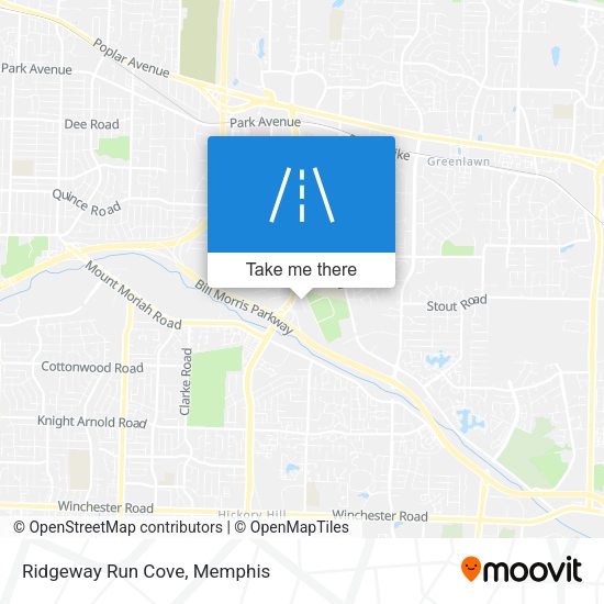 Mapa de Ridgeway Run Cove