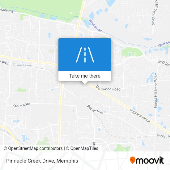 Pinnacle Creek Drive map
