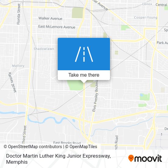 Mapa de Doctor Martin Luther King Junior Expressway