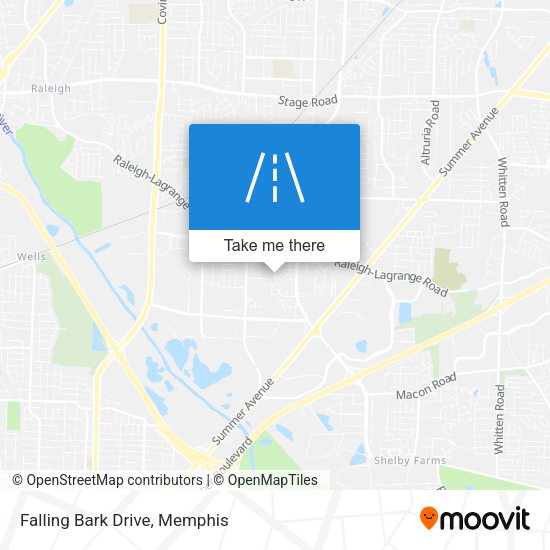 Falling Bark Drive map