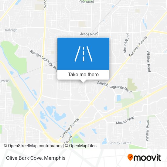 Mapa de Olive Bark Cove