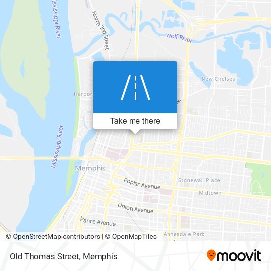 Old Thomas Street map