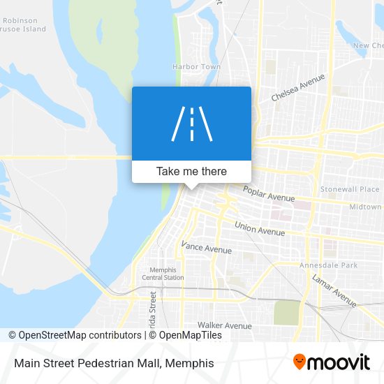 Mapa de Main Street Pedestrian Mall