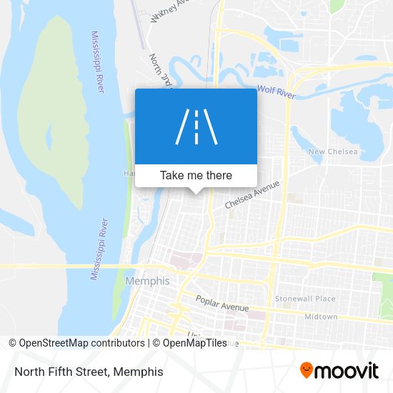 Mapa de North Fifth Street