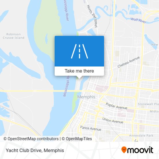 Yacht Club Drive map