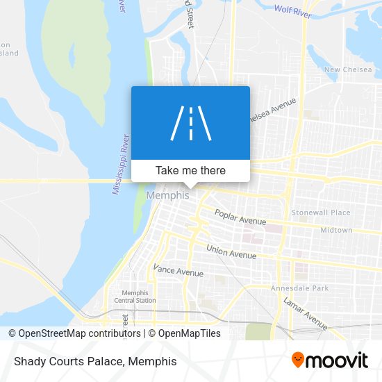 Shady Courts Palace map