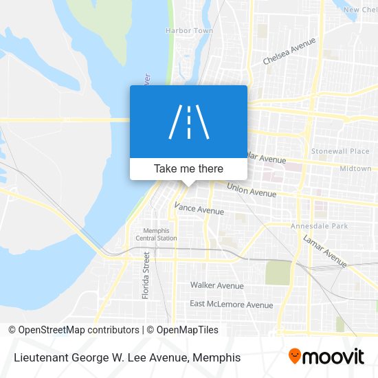 Mapa de Lieutenant George W. Lee Avenue