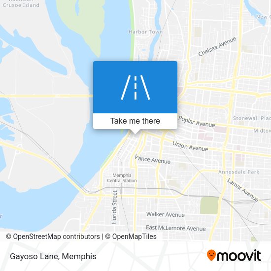 Mapa de Gayoso Lane