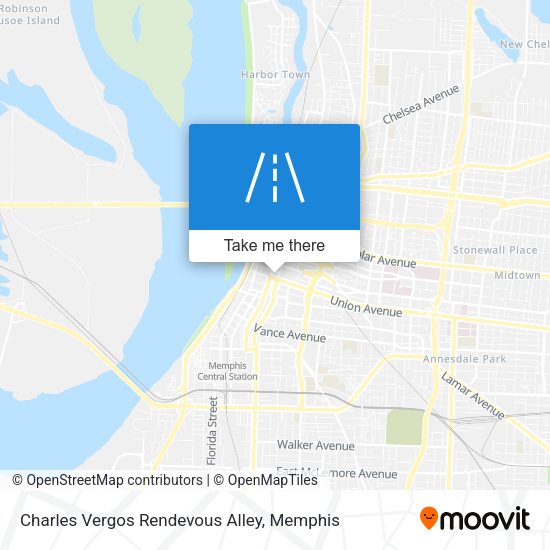 Charles Vergos Rendevous Alley map