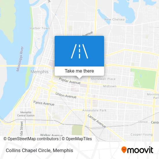 Collins Chapel Circle map