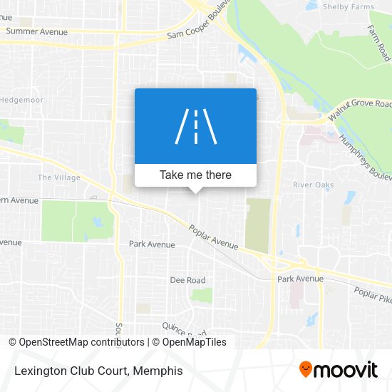 Mapa de Lexington Club Court