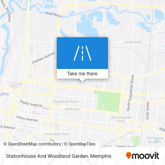 Mapa de Stationhouse And Woodland Garden