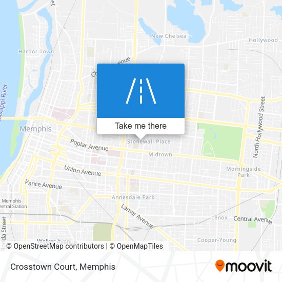 Mapa de Crosstown Court