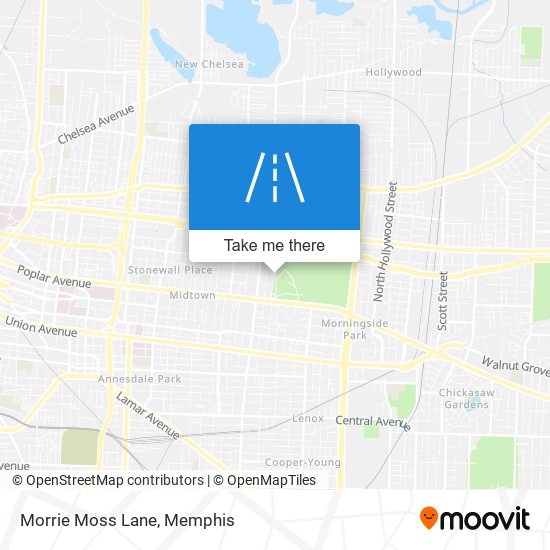 Mapa de Morrie Moss Lane