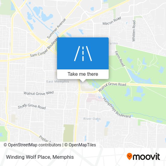 Winding Wolf Place map