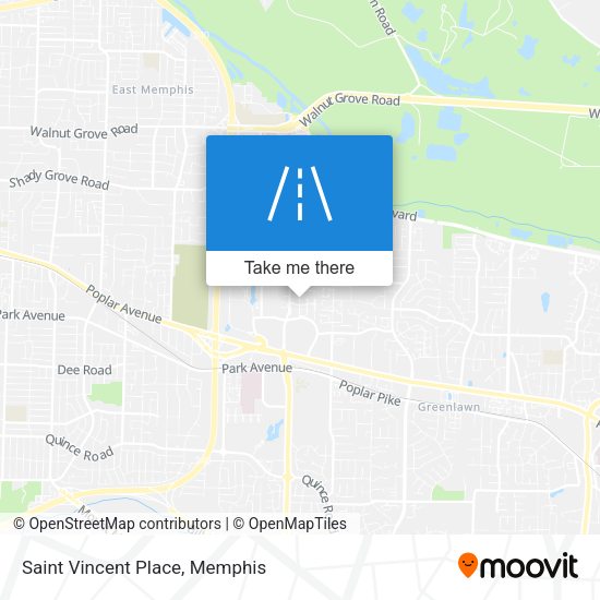 Saint Vincent Place map