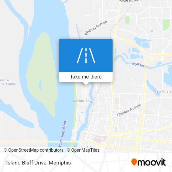 Mapa de Island Bluff Drive