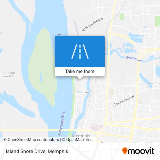 Island Shore Drive map