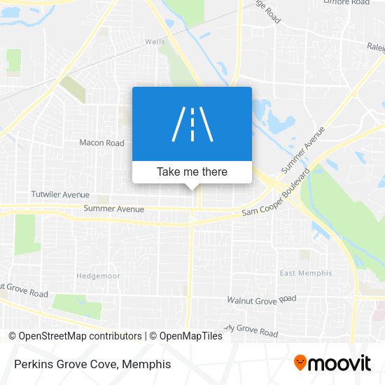 Mapa de Perkins Grove Cove