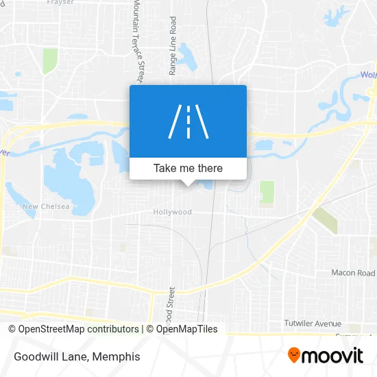 Goodwill Lane map