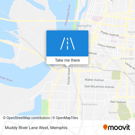 Muddy River Lane West map