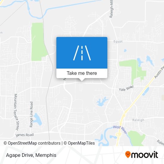 Mapa de Agape Drive