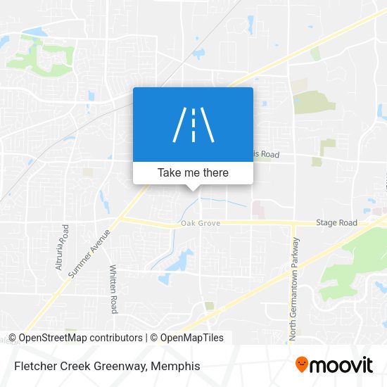 Fletcher Creek Greenway map