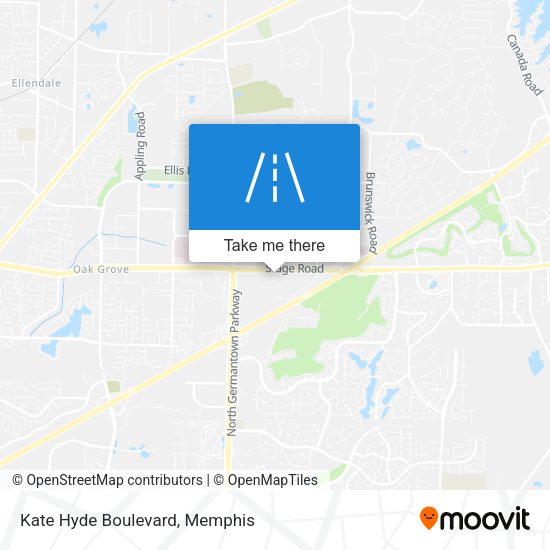 Mapa de Kate Hyde Boulevard