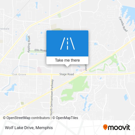 Mapa de Wolf Lake Drive