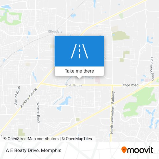 Mapa de A E Beaty Drive