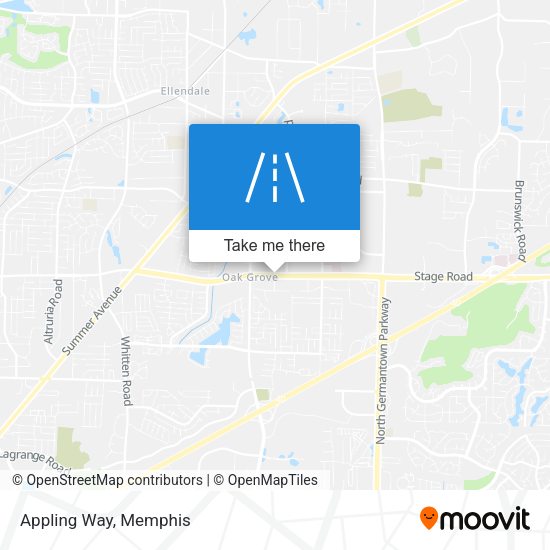 Mapa de Appling Way