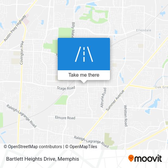Mapa de Bartlett Heights Drive