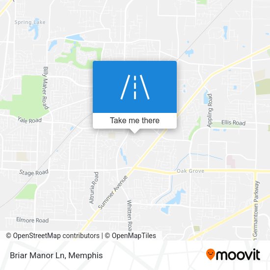 Mapa de Briar Manor Ln