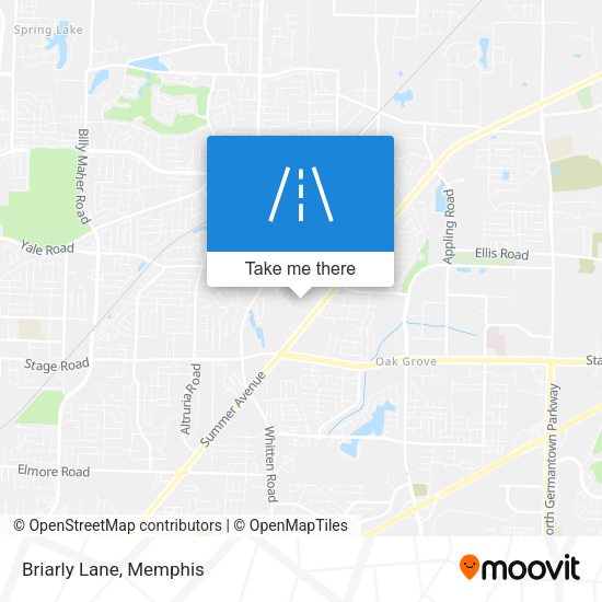 Mapa de Briarly Lane