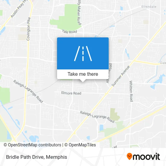 Bridle Path Drive map