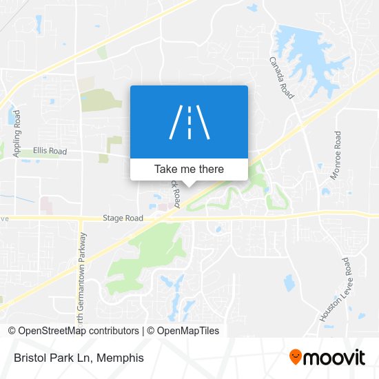 Mapa de Bristol Park Ln